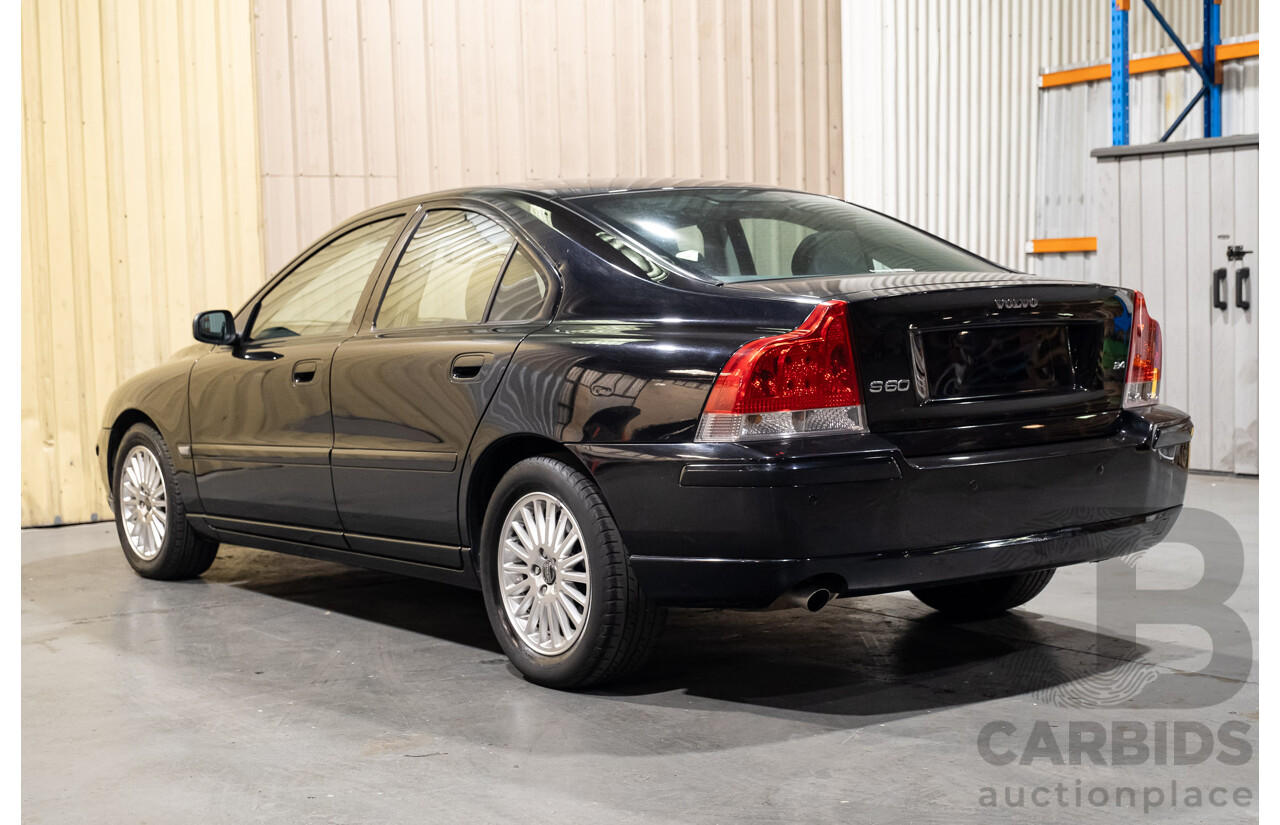 8/2006 Volvo S60 2.4 20V SE MY05 4d Sedan Metallic Black 2.4L