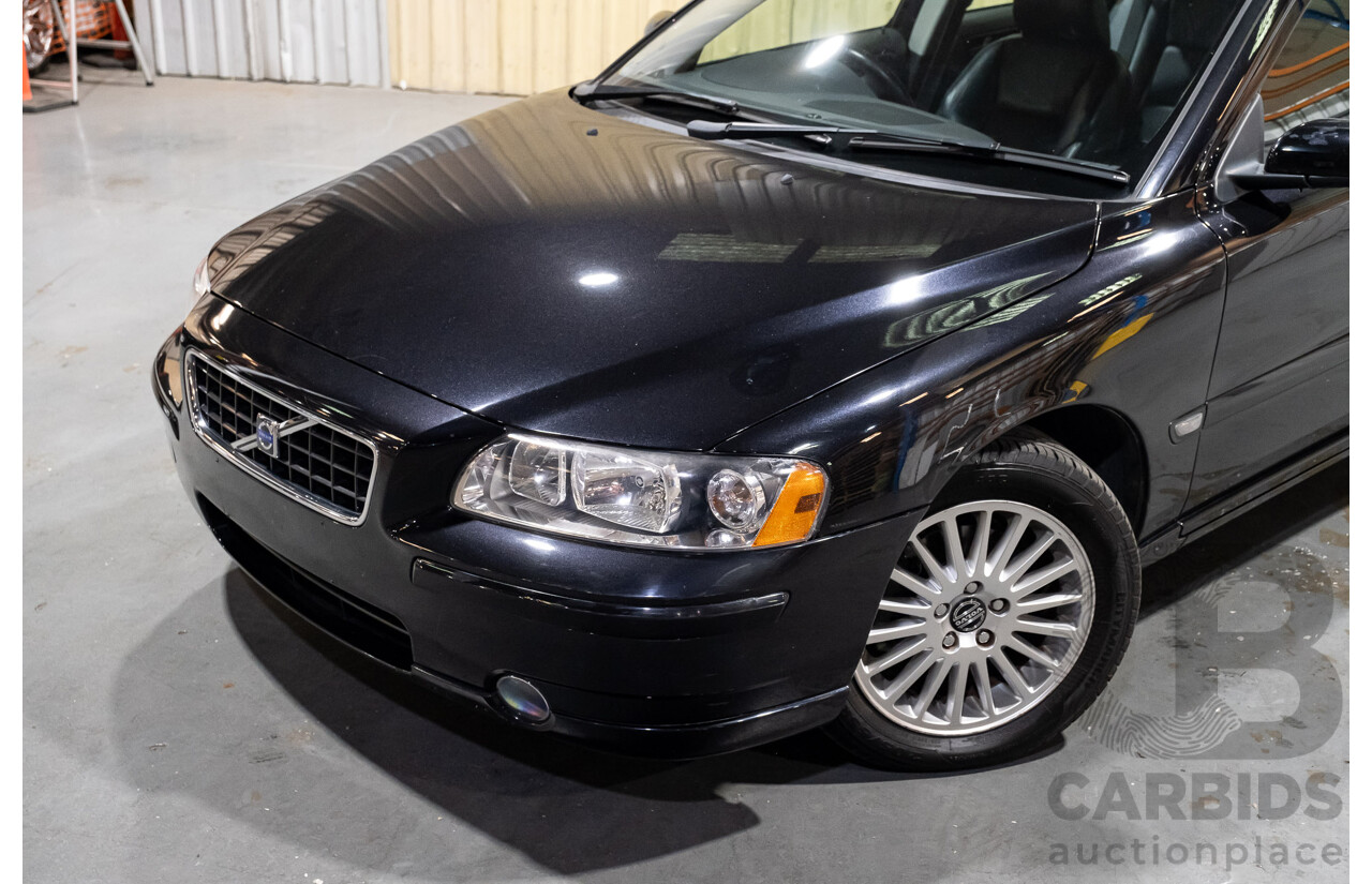8/2006 Volvo S60 2.4 20V SE MY05 4d Sedan Metallic Black 2.4L