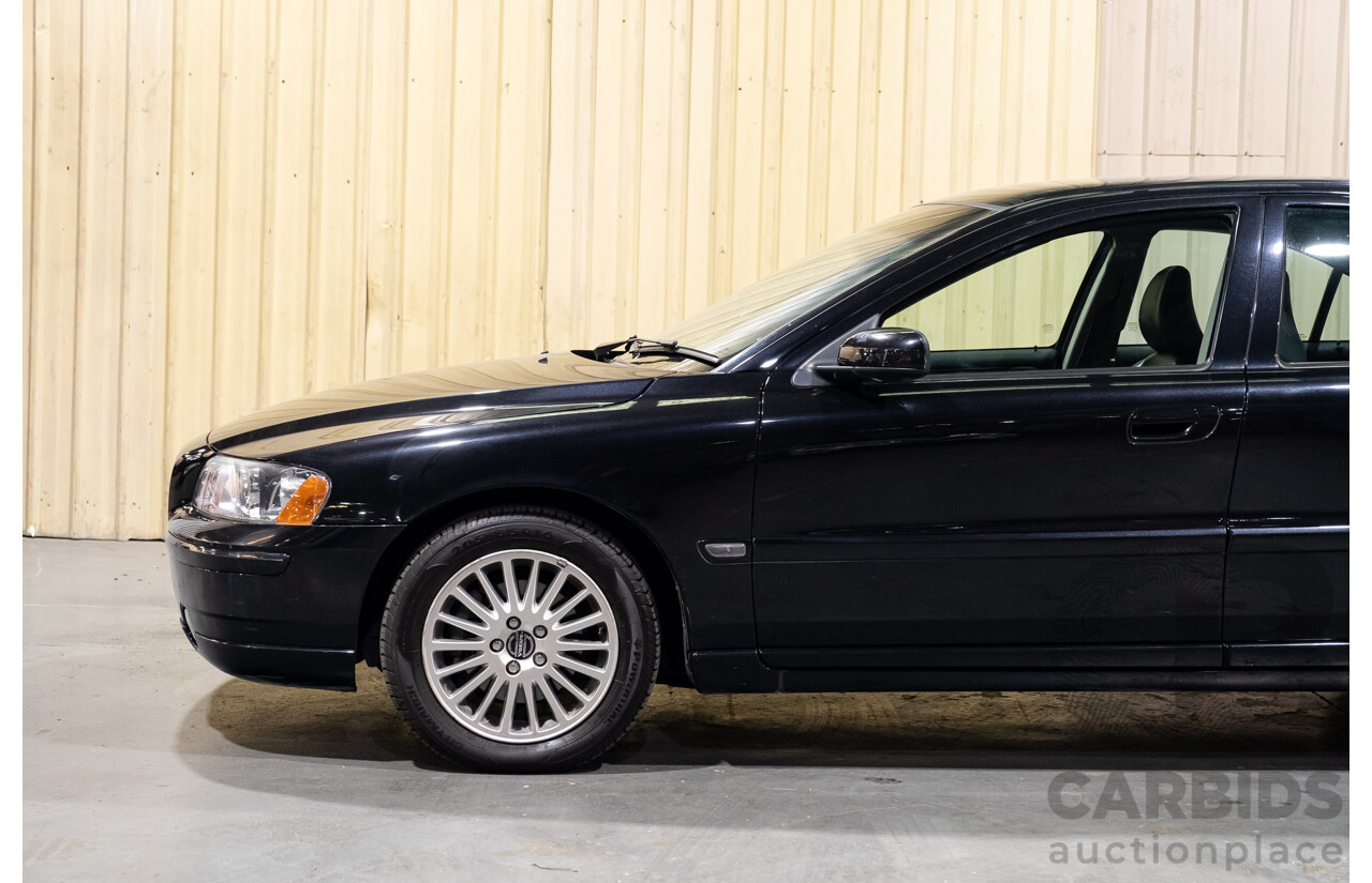 8/2006 Volvo S60 2.4 20V SE MY05 4d Sedan Metallic Black 2.4L