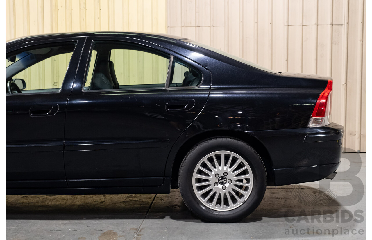 8/2006 Volvo S60 2.4 20V SE MY05 4d Sedan Metallic Black 2.4L
