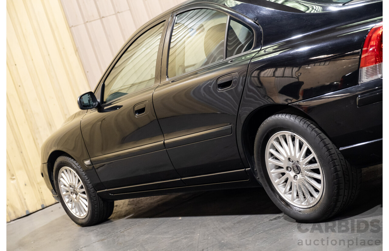 8/2006 Volvo S60 2.4 20V SE MY05 4d Sedan Metallic Black 2.4L
