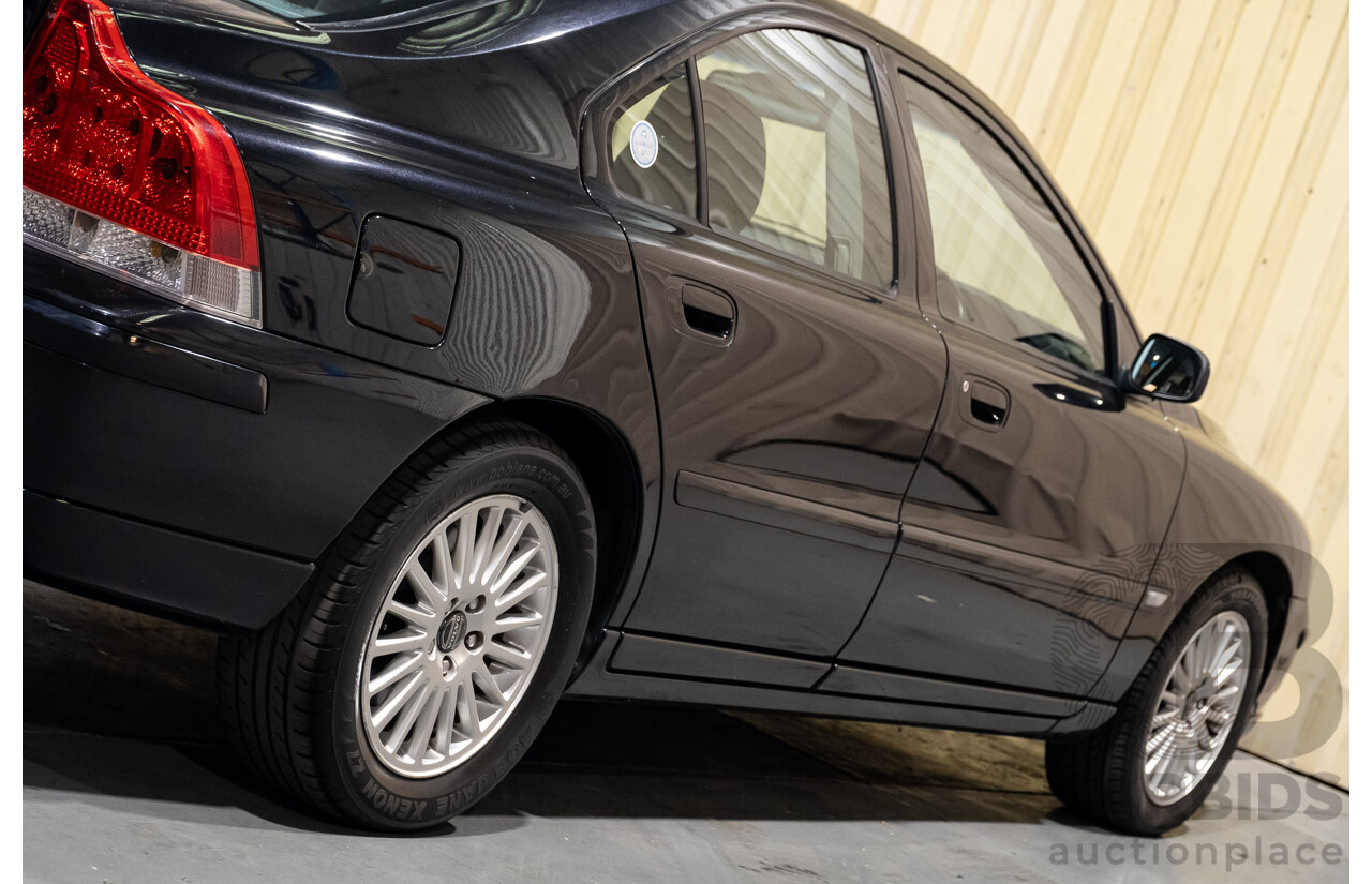 8/2006 Volvo S60 2.4 20V SE MY05 4d Sedan Metallic Black 2.4L