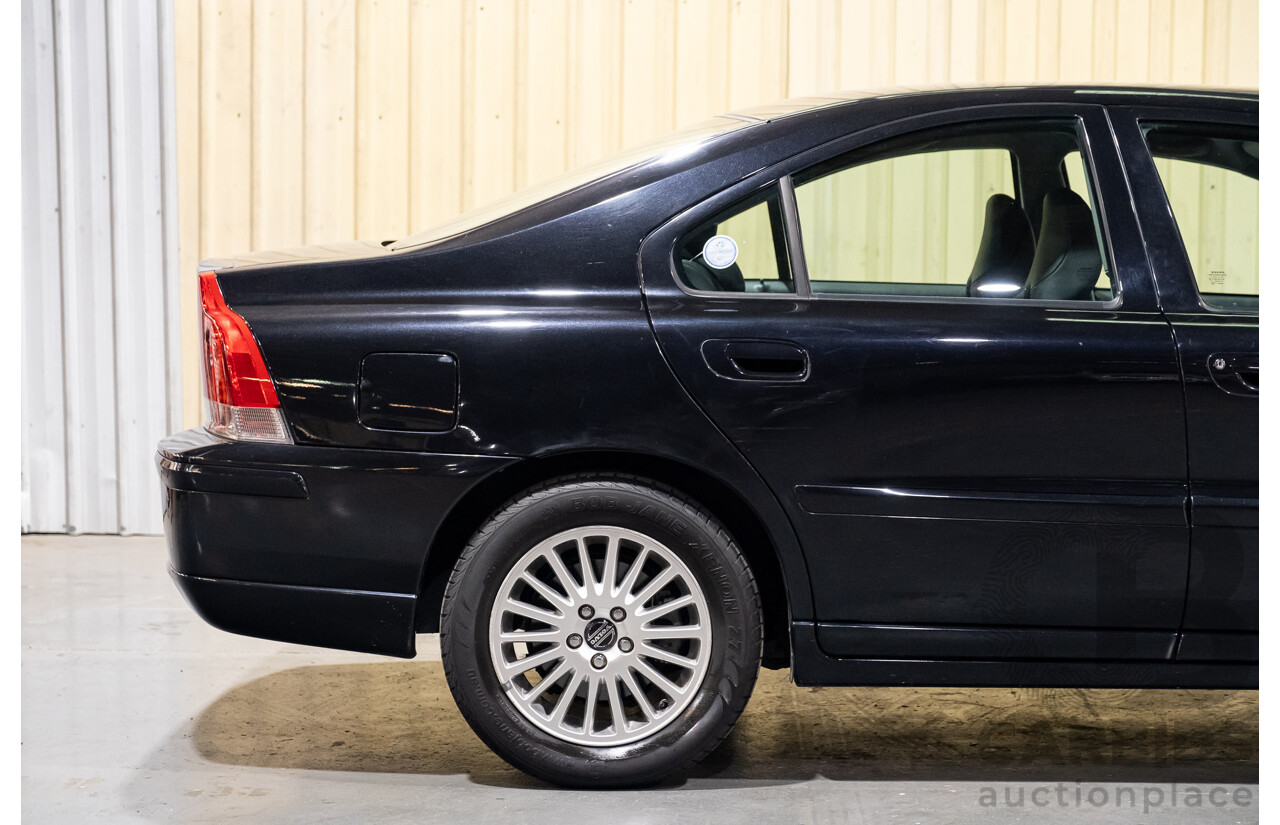 8/2006 Volvo S60 2.4 20V SE MY05 4d Sedan Metallic Black 2.4L