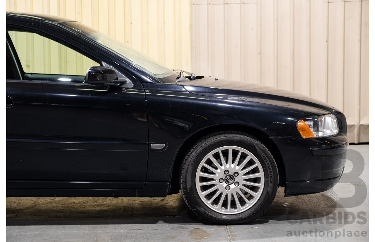 8/2006 Volvo S60 2.4 20V SE MY05 4d Sedan Metallic Black 2.4L