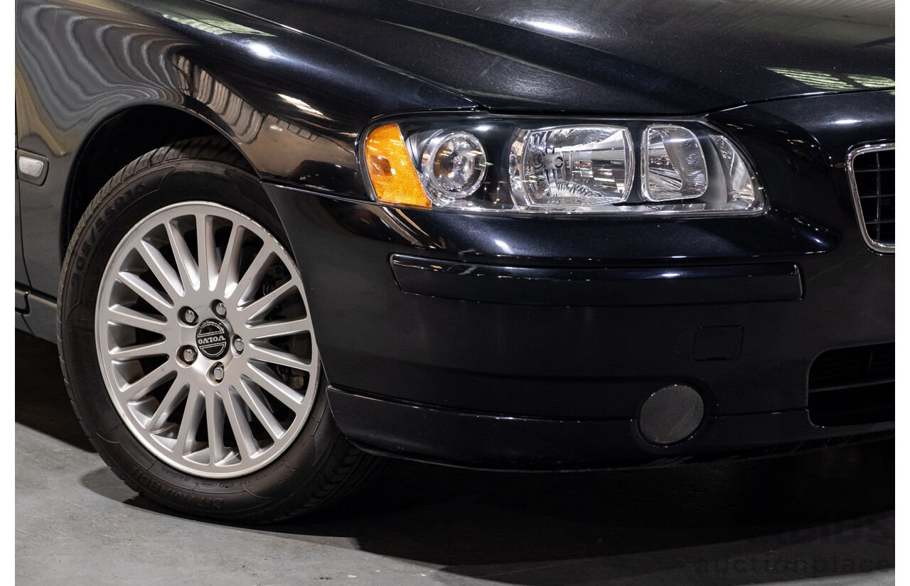 8/2006 Volvo S60 2.4 20V SE MY05 4d Sedan Metallic Black 2.4L