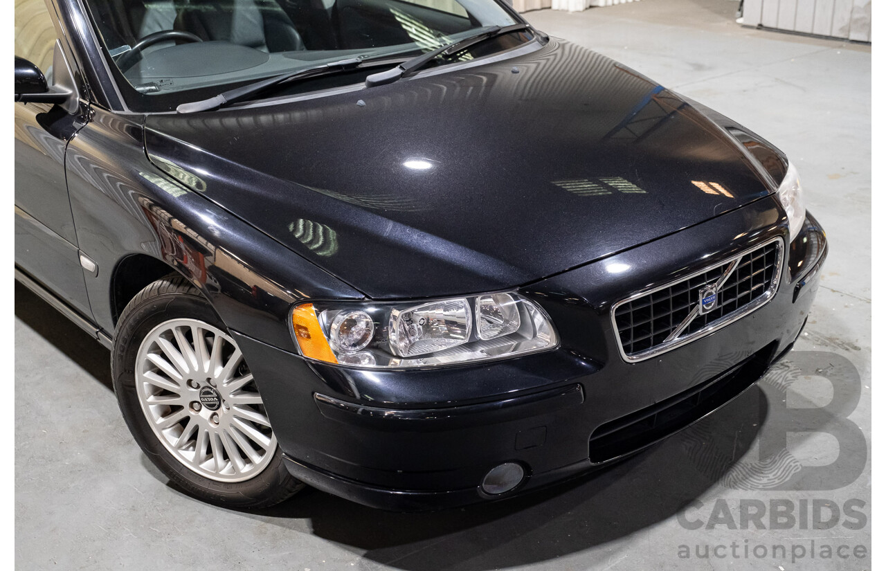 8/2006 Volvo S60 2.4 20V SE MY05 4d Sedan Metallic Black 2.4L