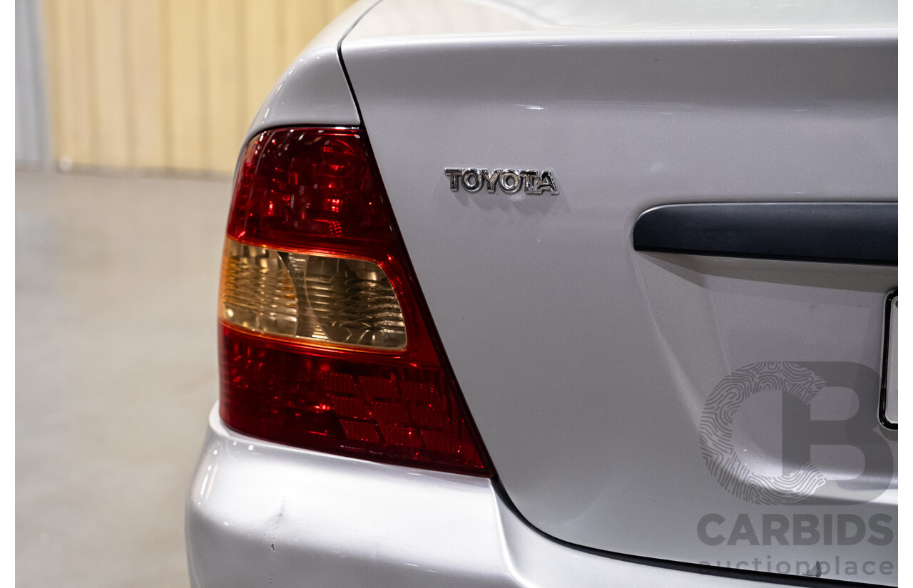 5/2002 Toyota Corolla Ascent ZZE122R 4d Sedan Silver 1.8L