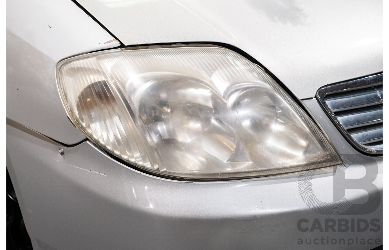 5/2002 Toyota Corolla Ascent ZZE122R 4d Sedan Silver 1.8L