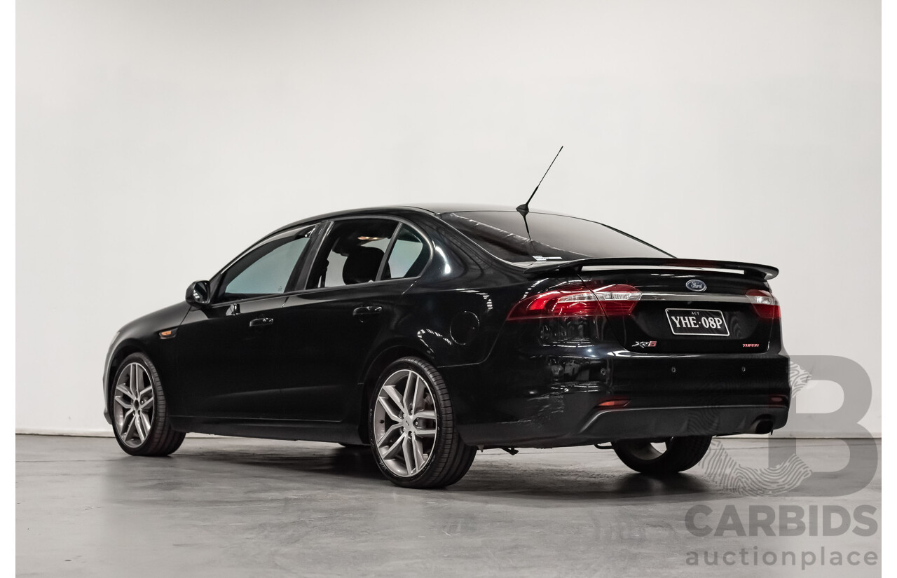 10/2014 Ford Falcon XR6T FG X 4d Sedan Metallic Black Turbo 4.0L