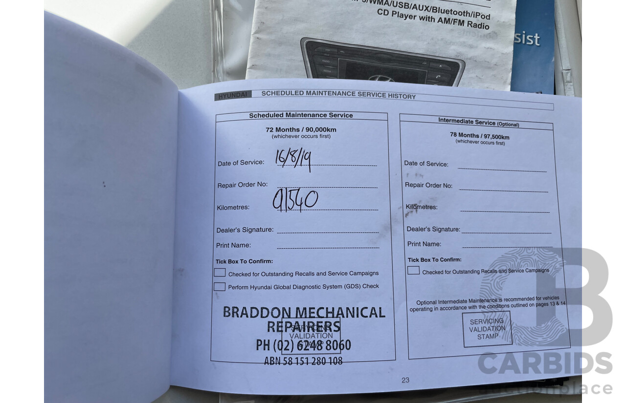 5/2014 Hyundai Elantra Trophy MD SERIES 2 (MD3) 4d Sedan White 1.8L