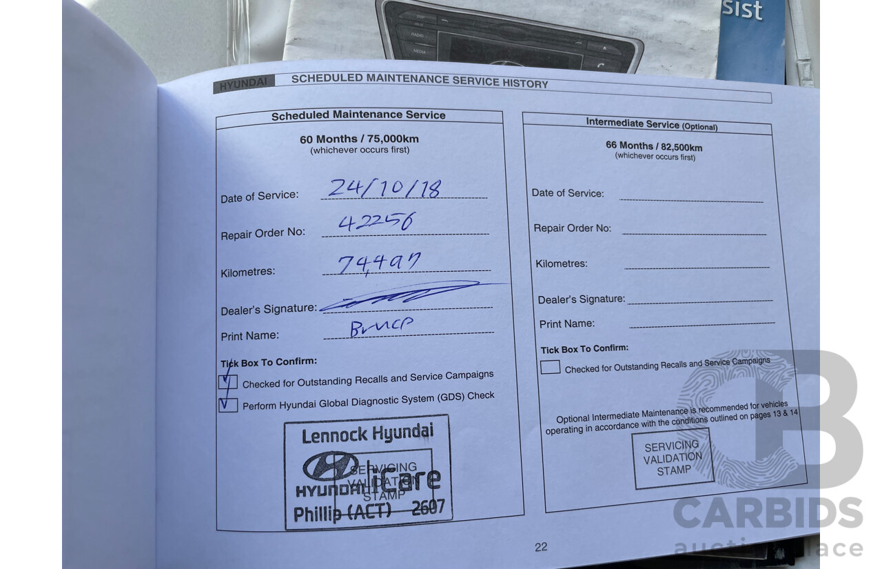 5/2014 Hyundai Elantra Trophy MD SERIES 2 (MD3) 4d Sedan White 1.8L