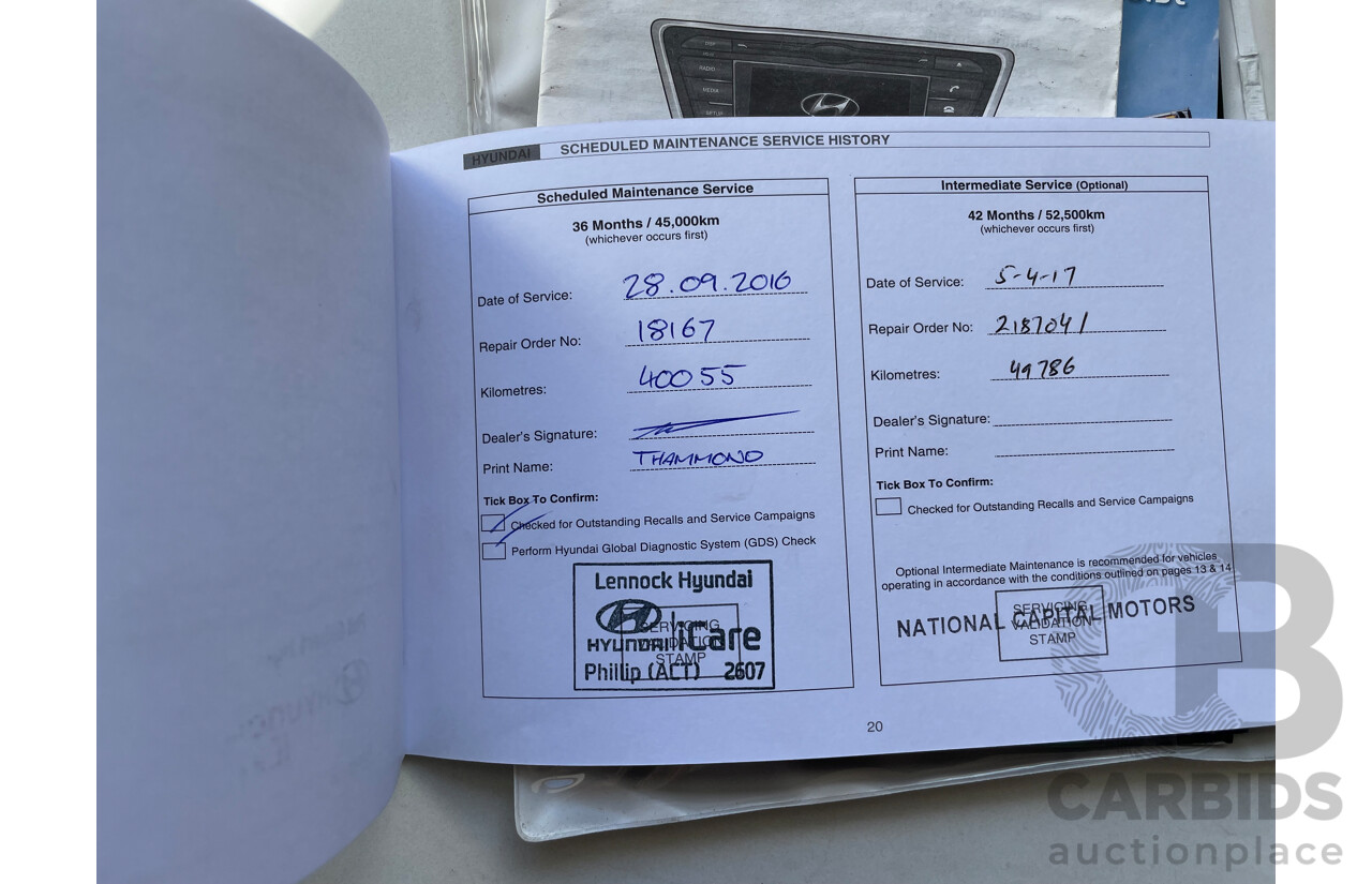 5/2014 Hyundai Elantra Trophy MD SERIES 2 (MD3) 4d Sedan White 1.8L