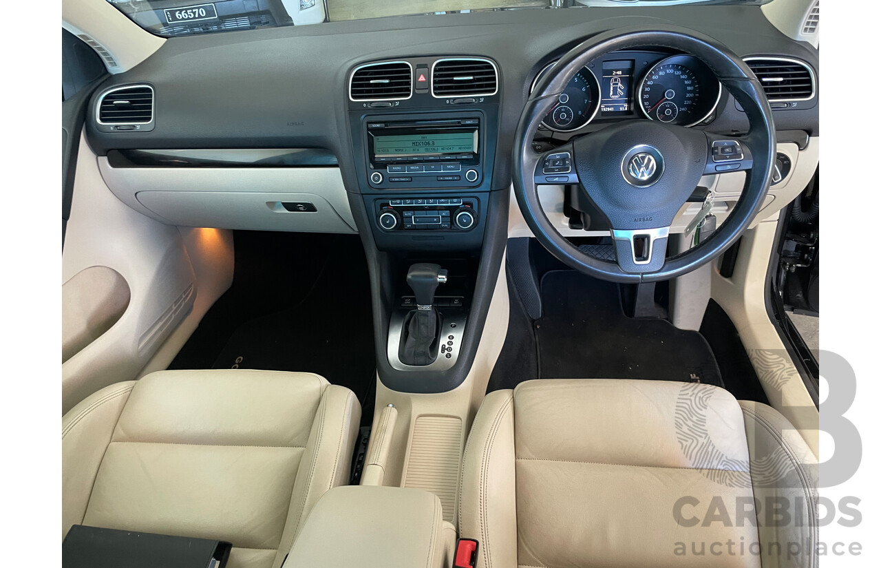 5/2009 Volkswagen Golf 118 TSI Comfortline 1K 6TH GEN 5d Hatchback Black 1.4L