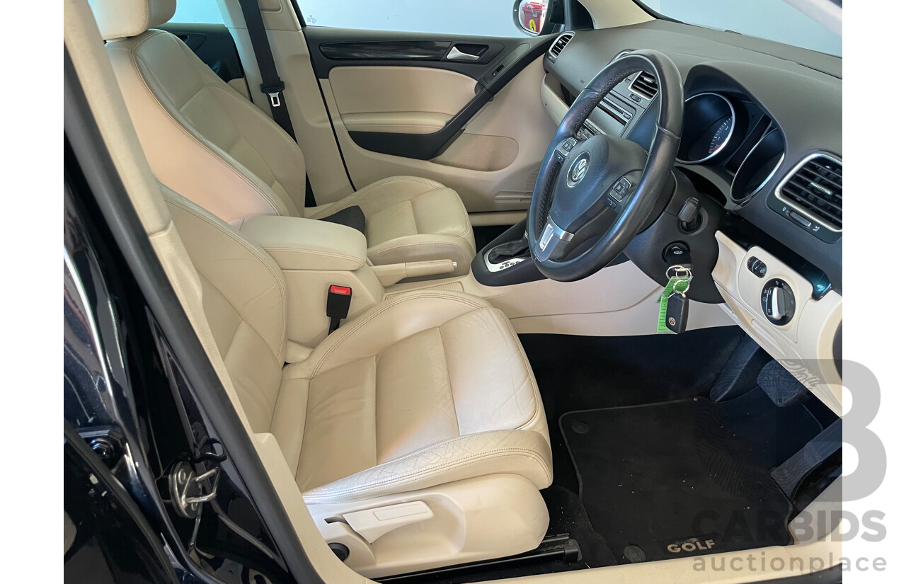 5/2009 Volkswagen Golf 118 TSI Comfortline 1K 6TH GEN 5d Hatchback Black 1.4L