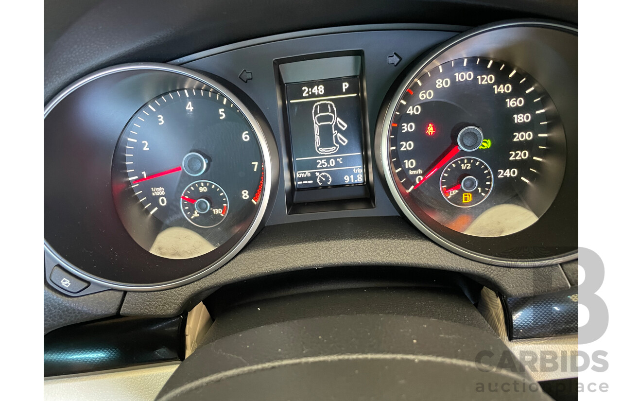 5/2009 Volkswagen Golf 118 TSI Comfortline 1K 6TH GEN 5d Hatchback Black 1.4L