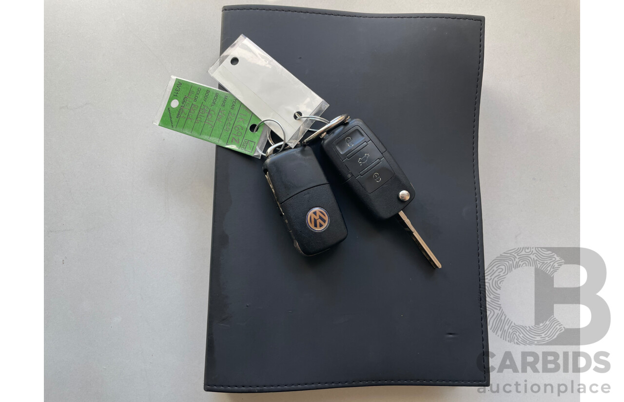 5/2009 Volkswagen Golf 118 TSI Comfortline 1K 6TH GEN 5d Hatchback Black 1.4L