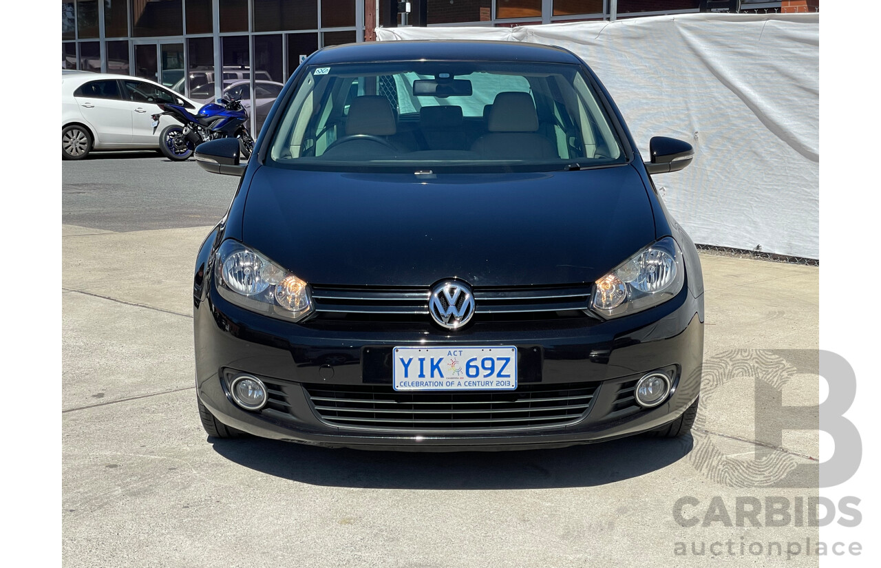 5/2009 Volkswagen Golf 118 TSI Comfortline 1K 6TH GEN 5d Hatchback Black 1.4L