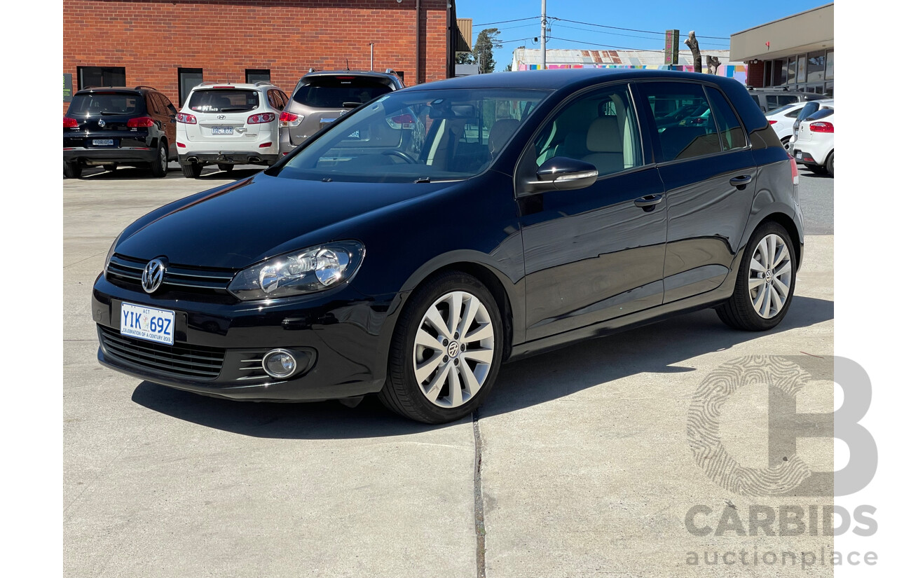 5/2009 Volkswagen Golf 118 TSI Comfortline 1K 6TH GEN 5d Hatchback Black 1.4L