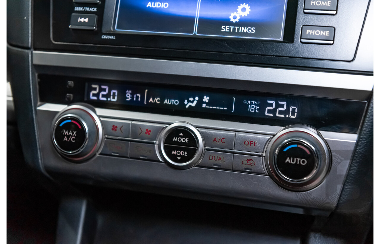 4/2015 Subaru Outback 2.5i (AWD) MY15 4d Wagon Platinum Grey Metallic 2.5L