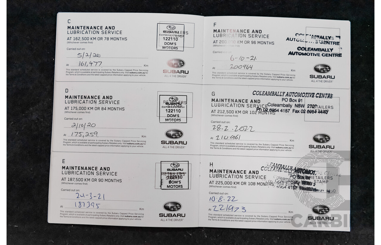 4/2015 Subaru Outback 2.5i (AWD) MY15 4d Wagon Platinum Grey Metallic 2.5L