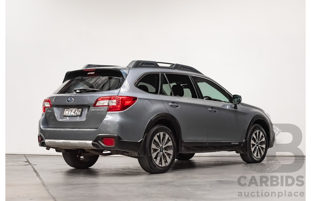 4/2015 Subaru Outback 2.5i (AWD) MY15 4d Wagon Platinum Grey Metallic 2.5L