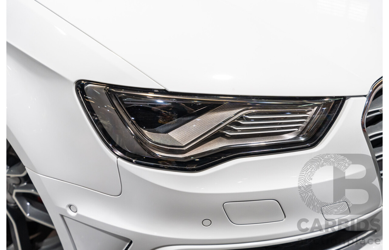 5/2015 Audi S3 Sportback 2.0 TFSI (AWD) Quattro 8V MY15 5d Hatchback White Turbo 2.0L