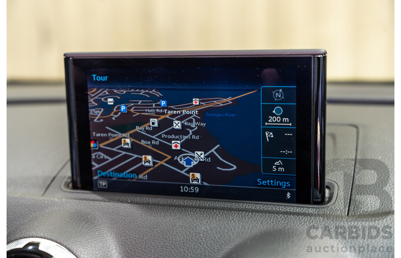 5/2015 Audi S3 Sportback 2.0 TFSI (AWD) Quattro 8V MY15 5d Hatchback White Turbo 2.0L