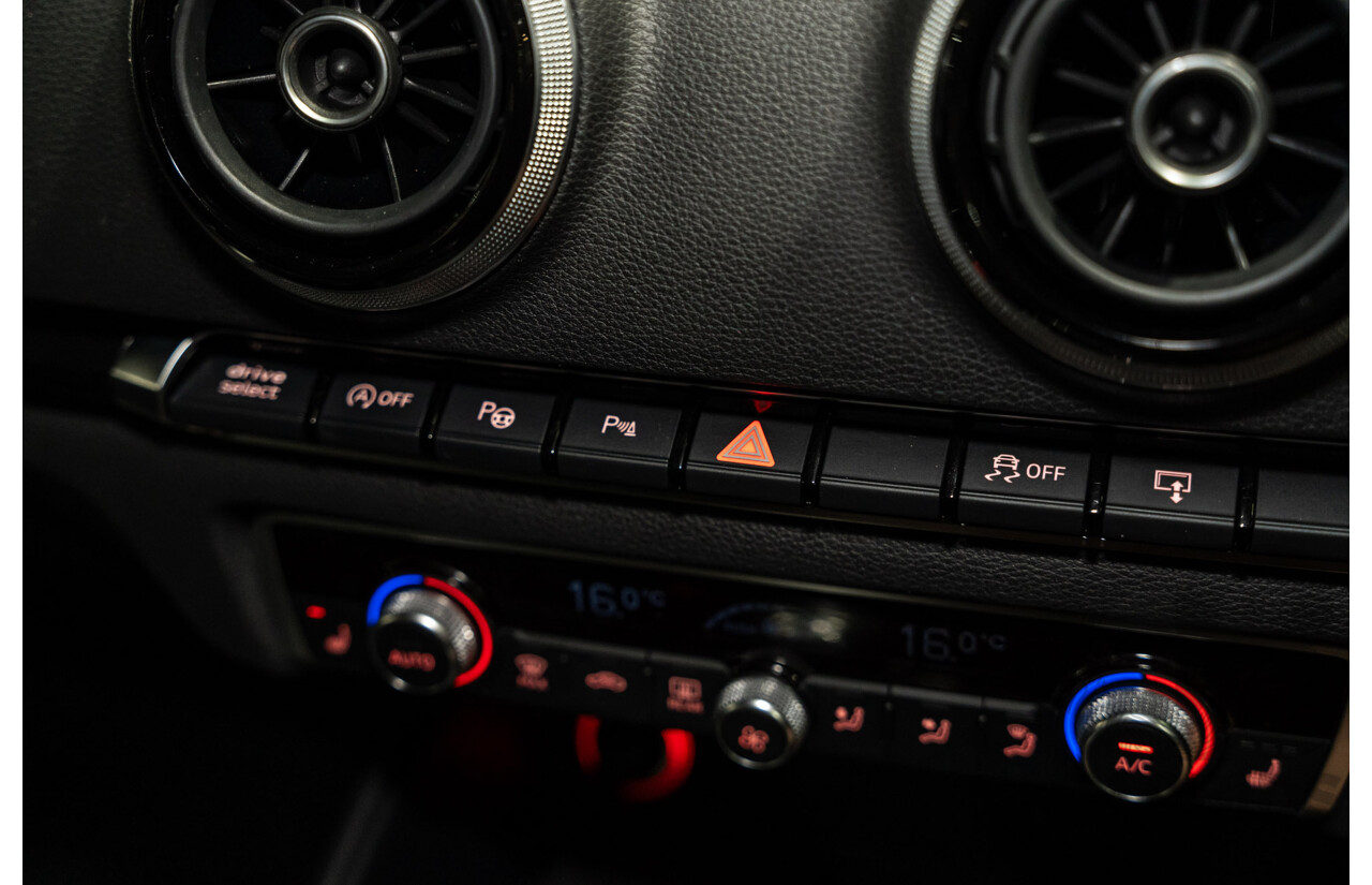 5/2015 Audi S3 Sportback 2.0 TFSI (AWD) Quattro 8V MY15 5d Hatchback White Turbo 2.0L