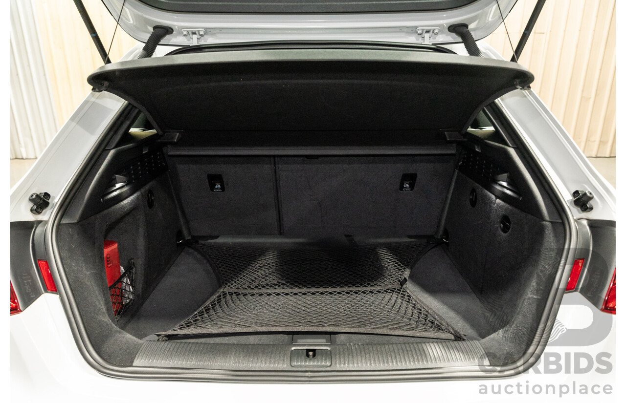 5/2015 Audi S3 Sportback 2.0 TFSI (AWD) Quattro 8V MY15 5d Hatchback White Turbo 2.0L