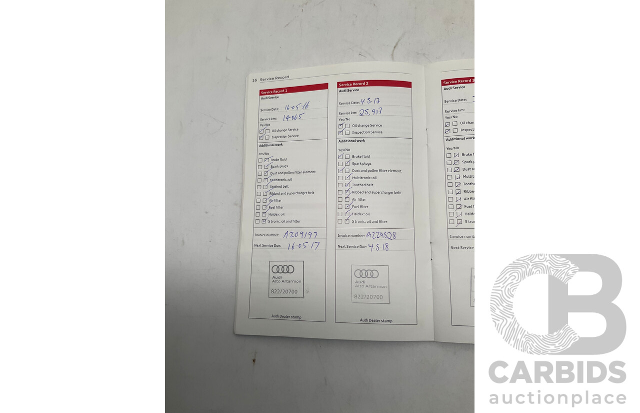 5/2015 Audi S3 Sportback 2.0 TFSI (AWD) Quattro 8V MY15 5d Hatchback White Turbo 2.0L