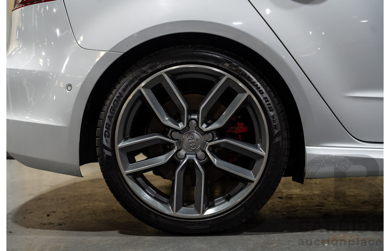 5/2015 Audi S3 Sportback 2.0 TFSI (AWD) Quattro 8V MY15 5d Hatchback White Turbo 2.0L