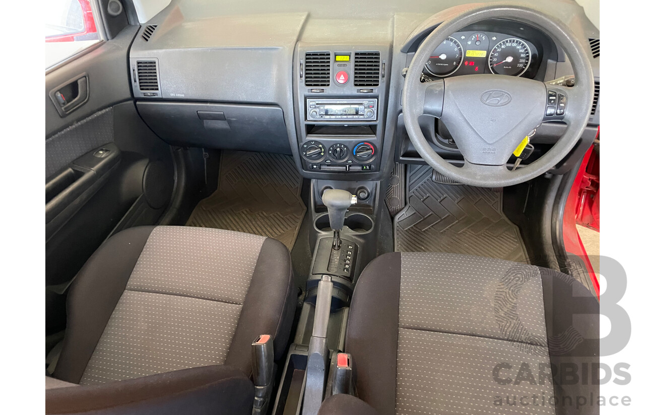 9/2008 Hyundai Getz S TB UPGRADE 5d Hatchback Red 1.4L