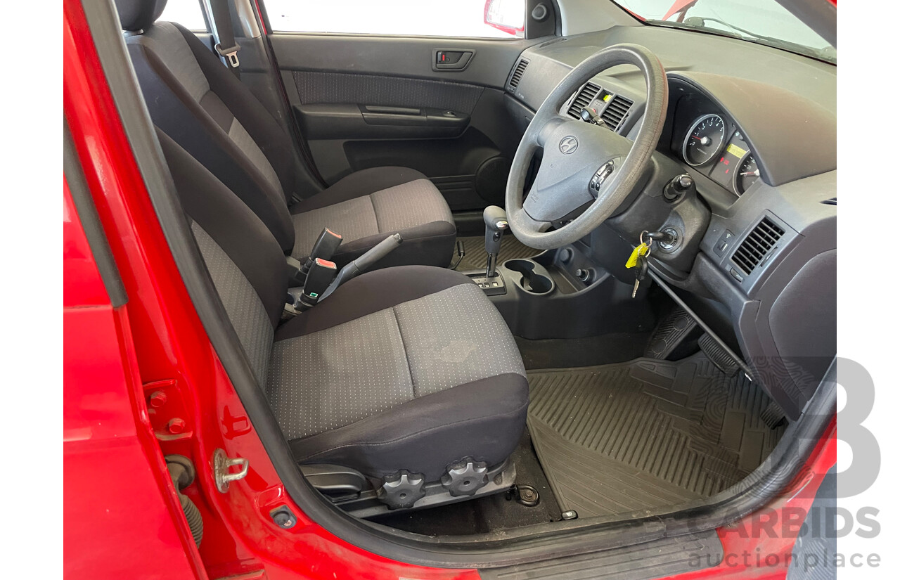 9/2008 Hyundai Getz S TB UPGRADE 5d Hatchback Red 1.4L