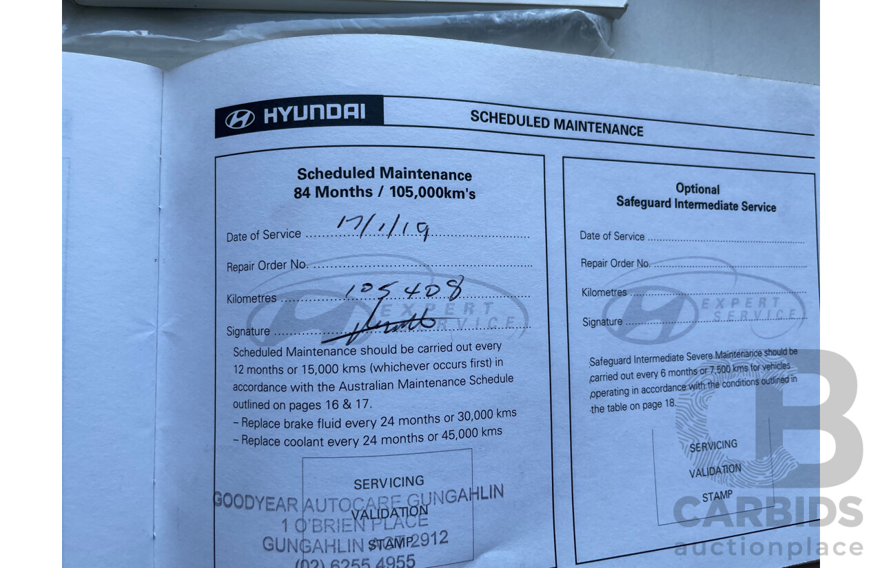 9/2008 Hyundai Getz S TB UPGRADE 5d Hatchback Red 1.4L