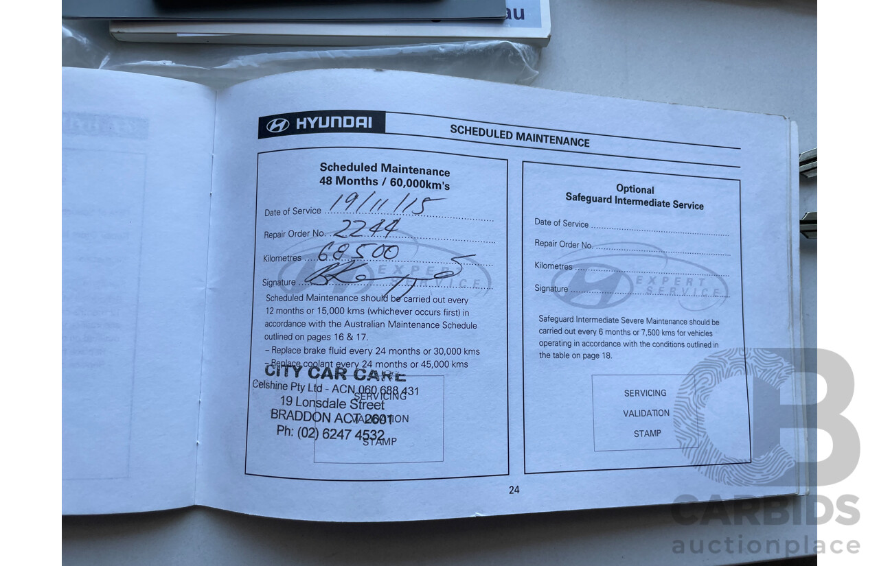 9/2008 Hyundai Getz S TB UPGRADE 5d Hatchback Red 1.4L