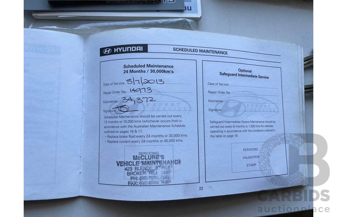 9/2008 Hyundai Getz S TB UPGRADE 5d Hatchback Red 1.4L