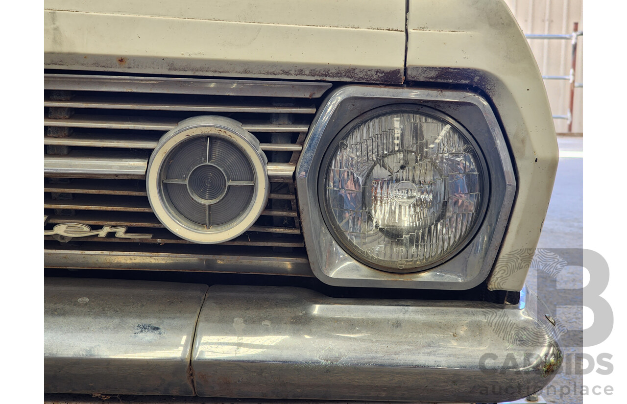 01/1968 Holden HR Premier 4d Sedan White 3.0L - "Barn Find" Project Car