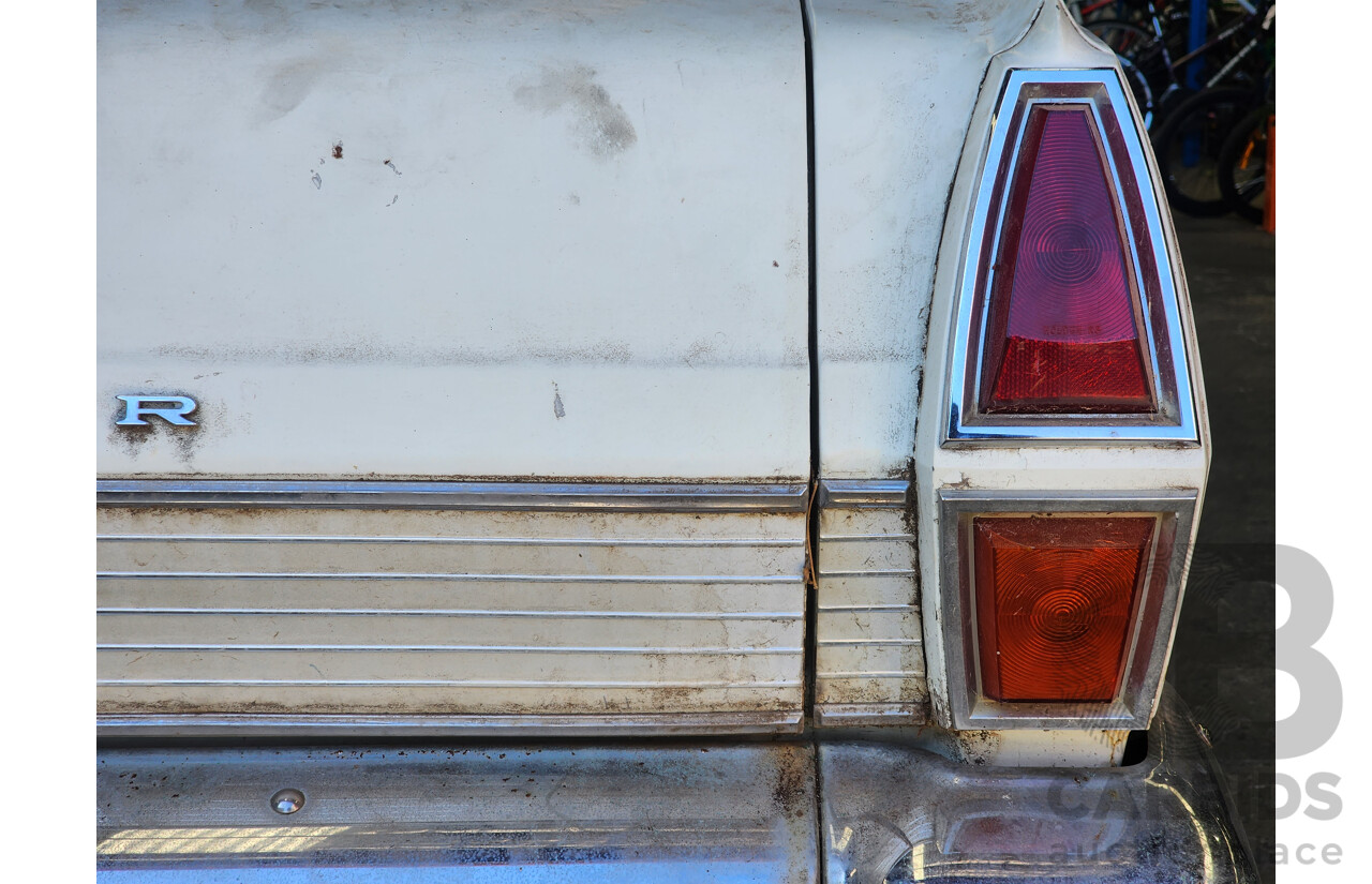 01/1968 Holden HR Premier 4d Sedan White 3.0L - "Barn Find" Project Car