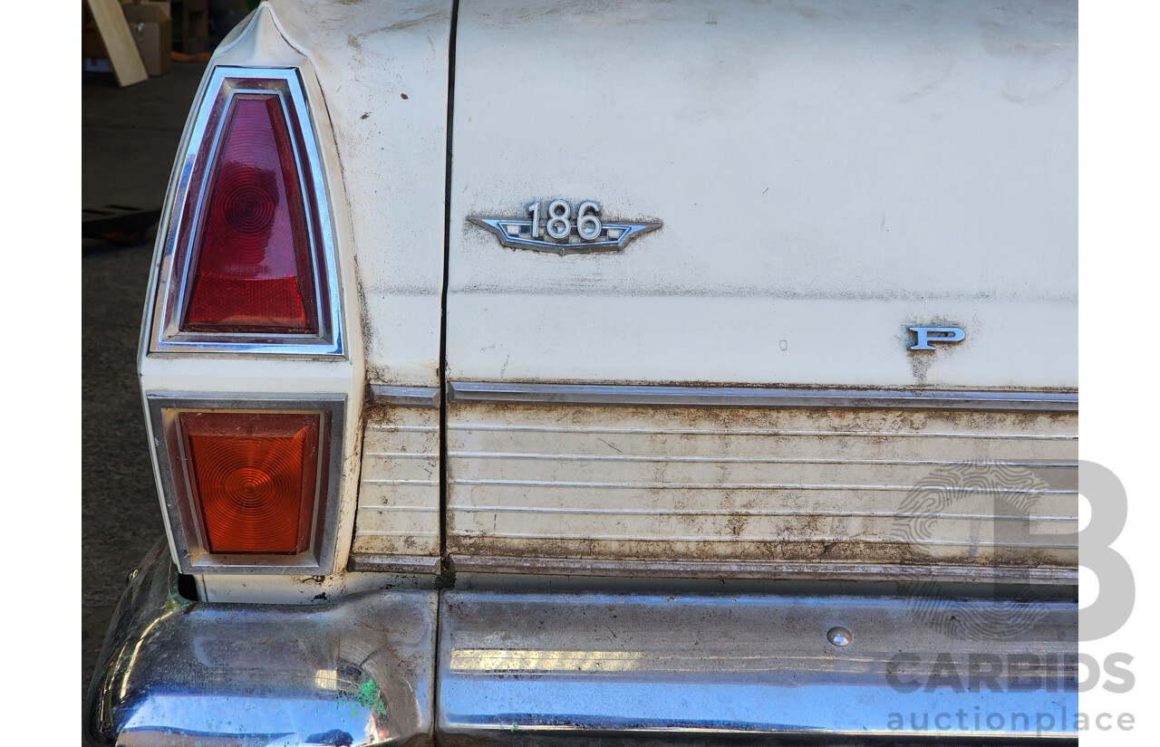 01/1968 Holden HR Premier 4d Sedan White 3.0L - "Barn Find" Project Car