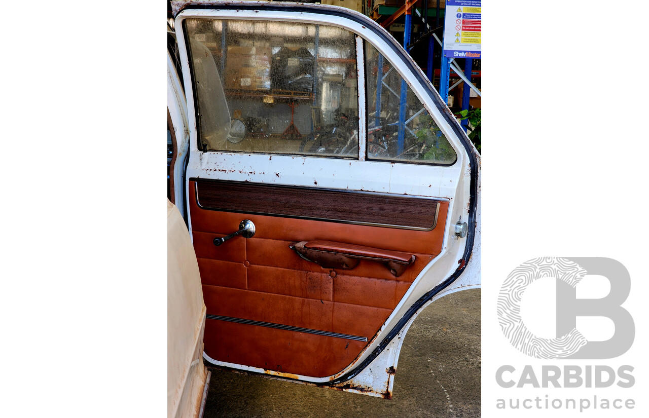 01/1968 Holden HR Premier 4d Sedan White 3.0L - "Barn Find" Project Car