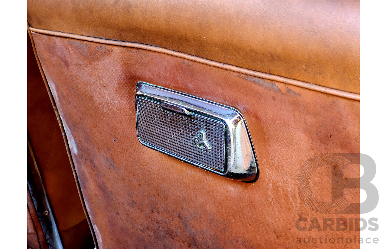 01/1968 Holden HR Premier 4d Sedan White 3.0L - "Barn Find" Project Car