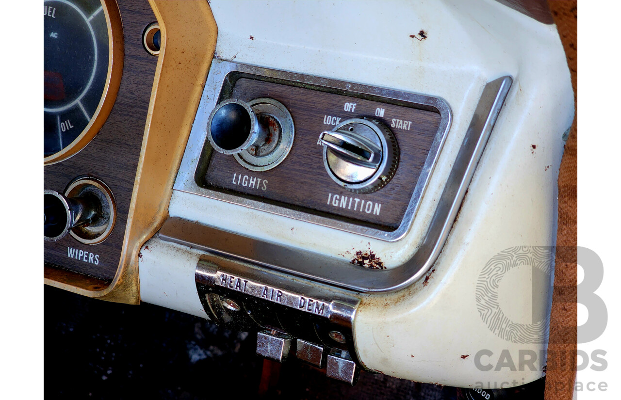 01/1968 Holden HR Premier 4d Sedan White 3.0L - "Barn Find" Project Car