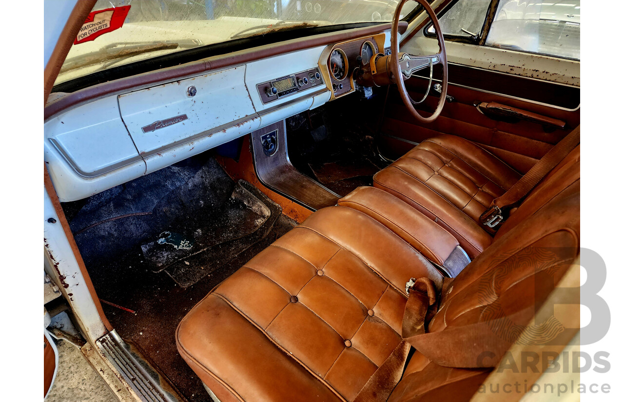 01/1968 Holden HR Premier 4d Sedan White 3.0L - "Barn Find" Project Car