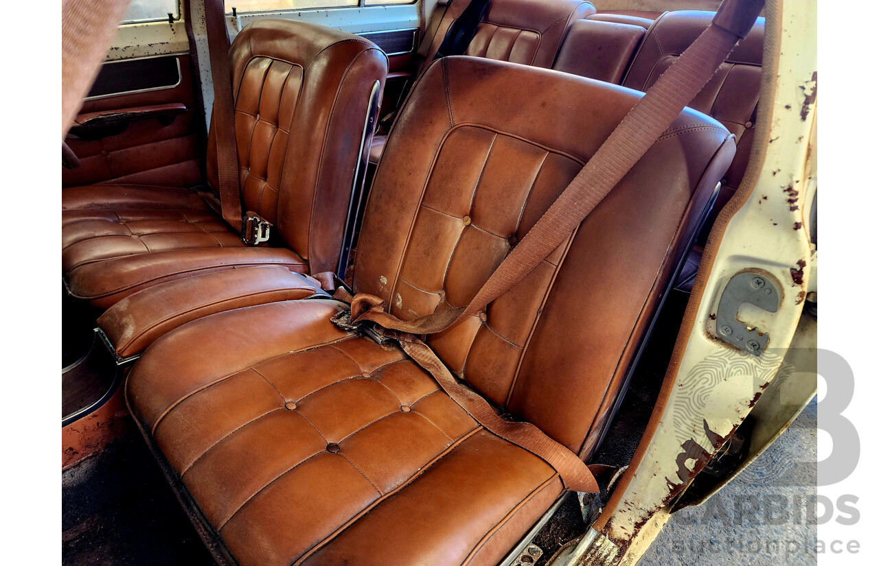 01/1968 Holden HR Premier 4d Sedan White 3.0L - "Barn Find" Project Car