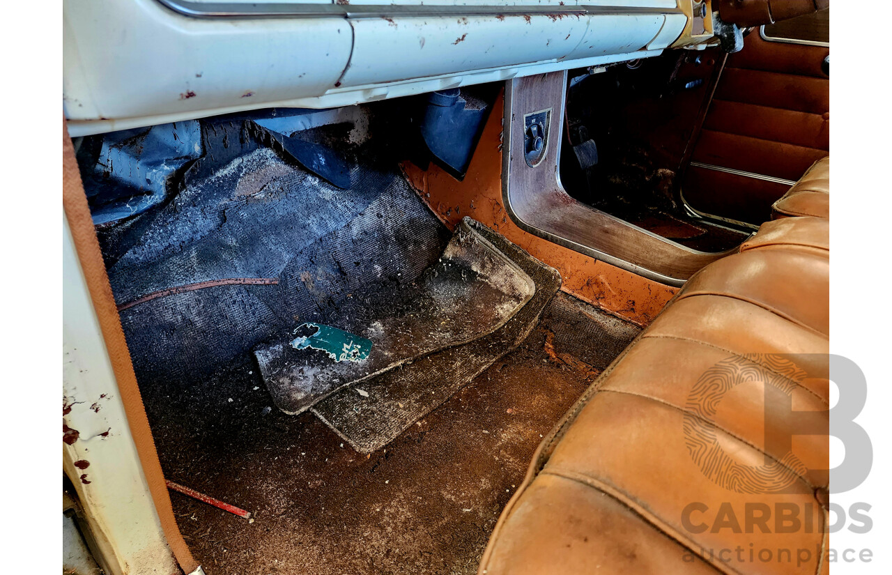 01/1968 Holden HR Premier 4d Sedan White 3.0L - "Barn Find" Project Car