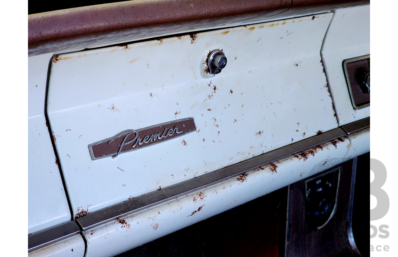 01/1968 Holden HR Premier 4d Sedan White 3.0L - "Barn Find" Project Car