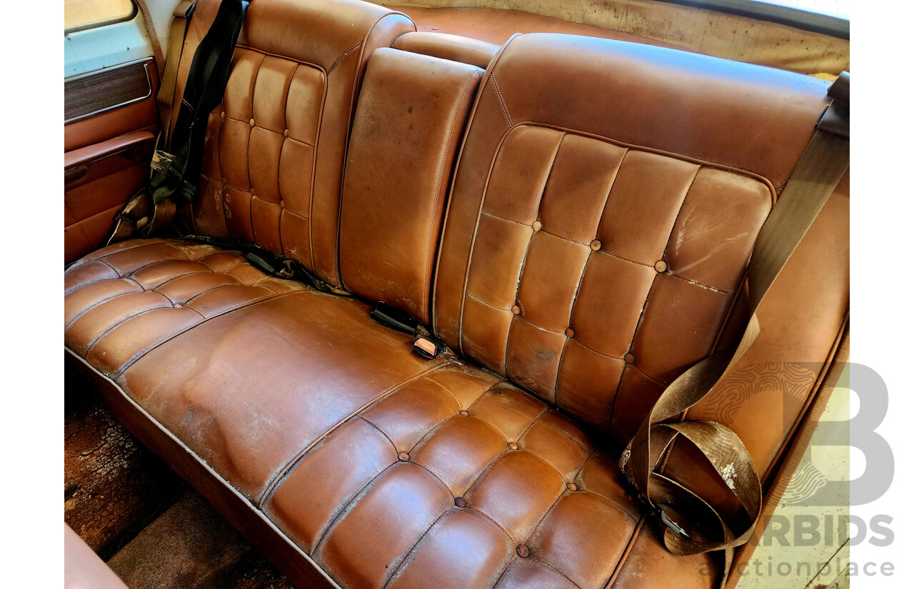 01/1968 Holden HR Premier 4d Sedan White 3.0L - "Barn Find" Project Car