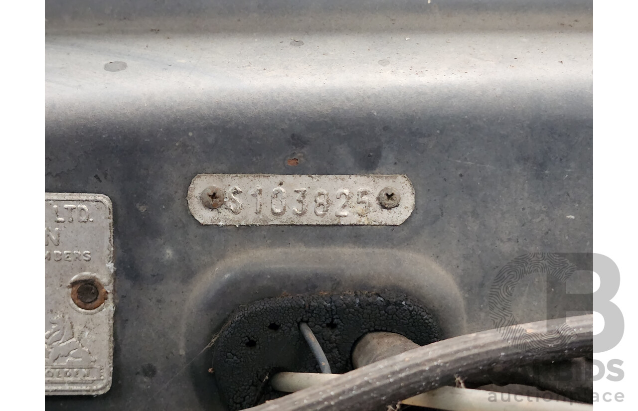 01/1968 Holden HR Premier 4d Sedan White 3.0L - "Barn Find" Project Car