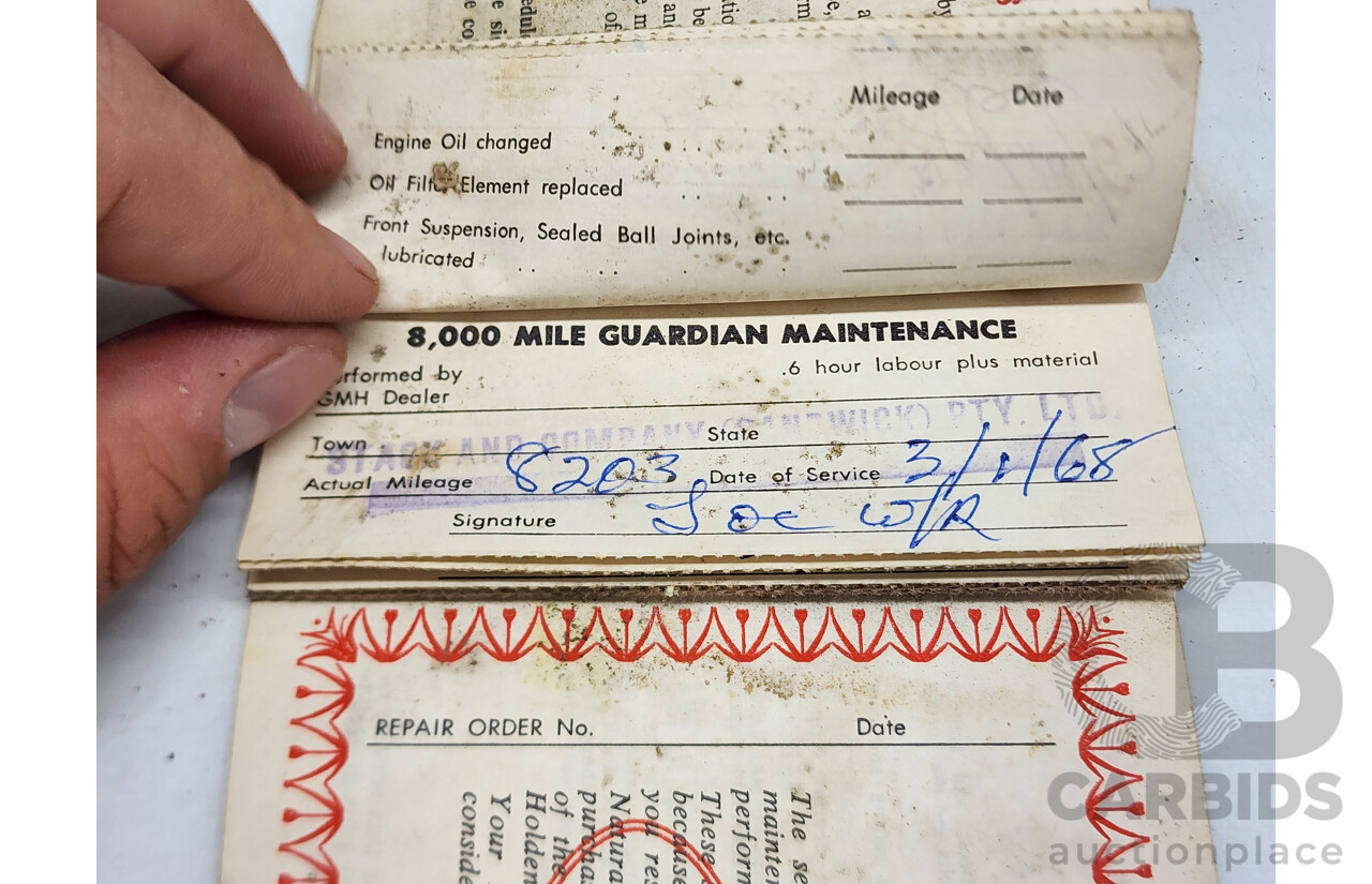 01/1968 Holden HR Premier 4d Sedan White 3.0L - "Barn Find" Project Car