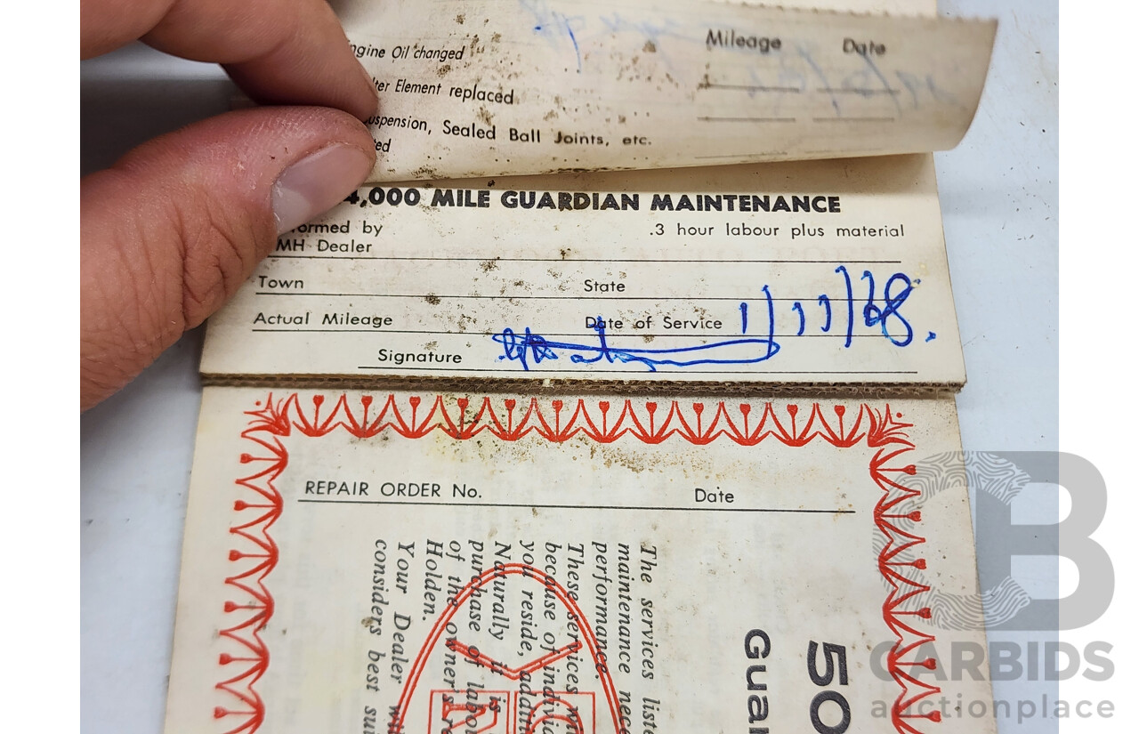 01/1968 Holden HR Premier 4d Sedan White 3.0L - "Barn Find" Project Car